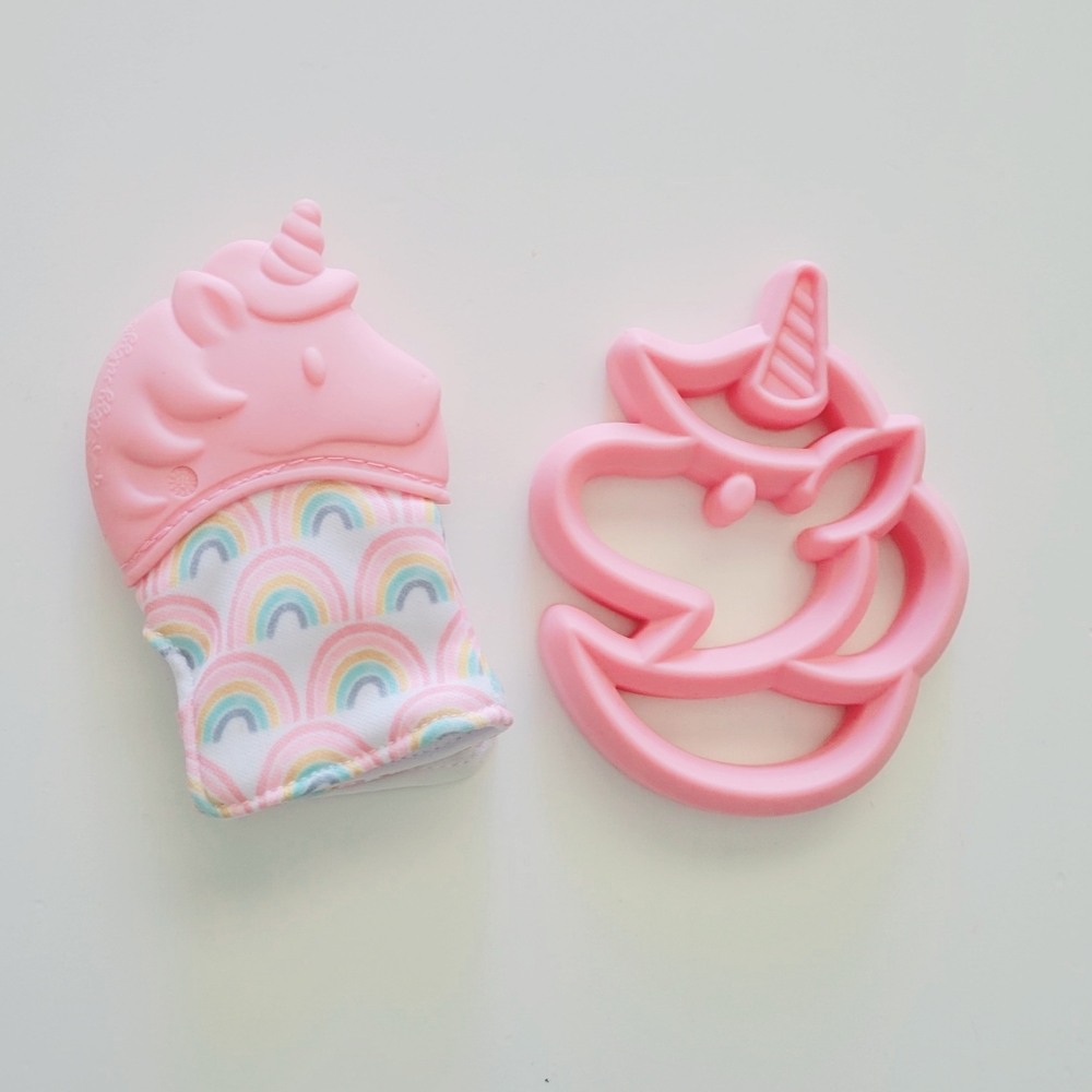 Itzy Ritzy Unicorn Silicone Teethers